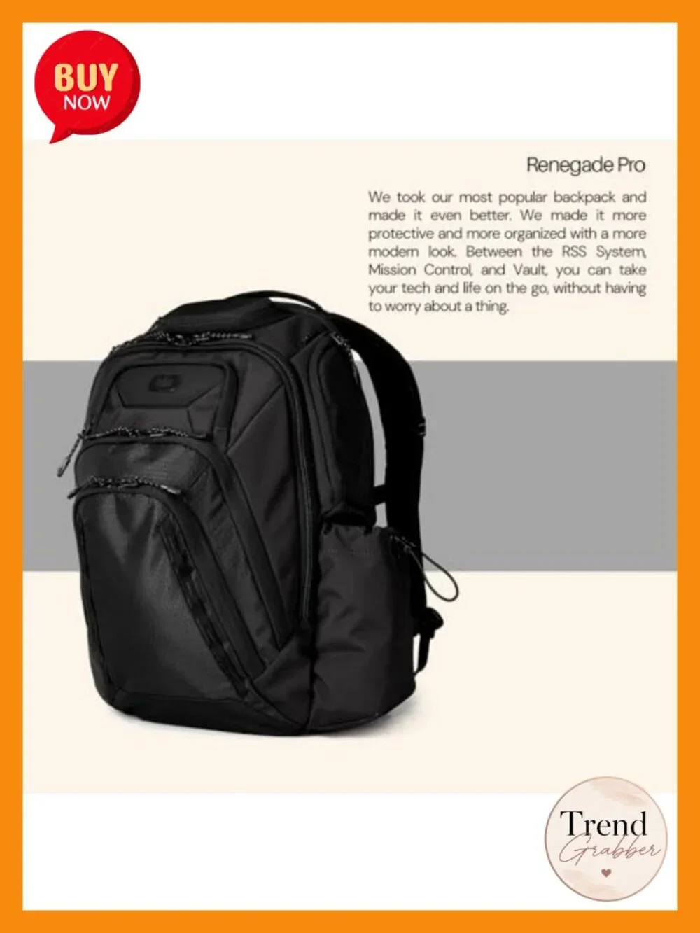 25L Laptop Backpack with 23 Pockets, Water Resistant, 17 Inch Laptop